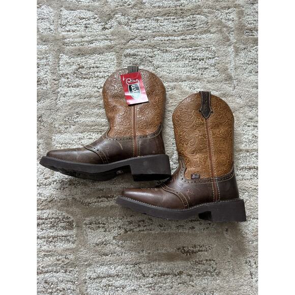 Justin 11 ” Starlina Gypsy Cowgirl Boots 8B - Picture 2 of 9